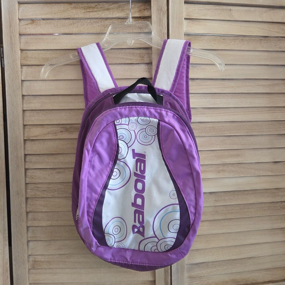 Babolat Junior Club Line Backpack Tennis Racquet Holder Purple White